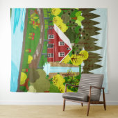 Norwegen Wandteppich (Beispiel (Horizontal))