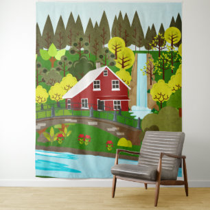 Norwegen Wandteppich