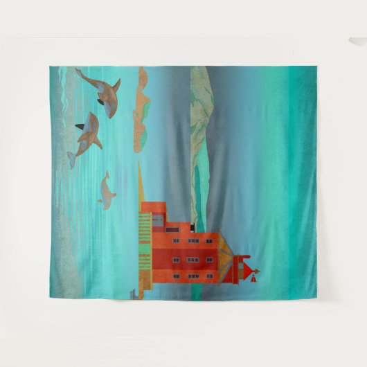 Norwegen Wandteppich (Vorderseite (Horizontal))