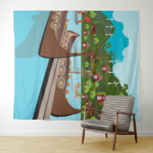 Norwegen Wandteppich (Beispiel (Horizontal))
