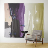 Norwegen Wandteppich (Beispiel (Horizontal))