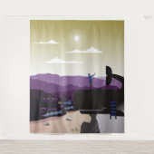 Norwegen Wandteppich (Vorderseite)