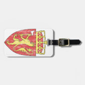 Norwegen-Wappen Gepäckanhänger (Vorderseite horizontal)