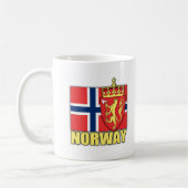 Norwegen-Wappen Kaffeetasse (Links)