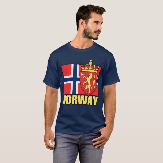 Norwegen-Wappen T-Shirt (Vorne ganz)
