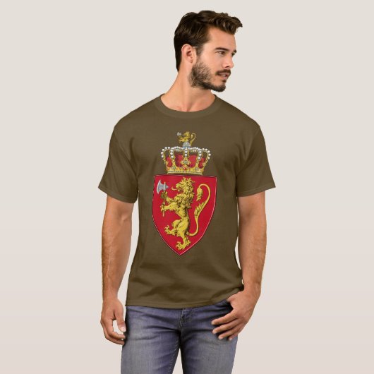 Norwegen-Wappen T-Shirt (Vorne ganz)