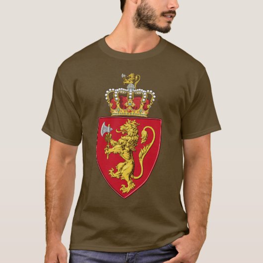 Norwegen-Wappen T-Shirt (Vorderseite)