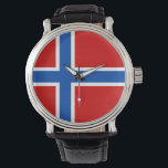 Norwegen Watch - Die Flagge Norwegens Armbanduhr<br><div class="desc">Norwegen Watch - Die Flagge Norwegens besteht aus einem blauen Kreuz auf einem roten Hintergrund. Es ist ein großartiges Geschenk für diejenigen,  die Norwegen Liebe oder ein norwegisches Erbe haben. Dieses Design steht Ihnen auch für viele andere Produkte zur Verfügung.</div>
