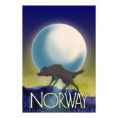 Norwegen Wolf Poster (Vorne)