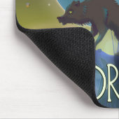 Norwegen Wolf Poster Mousepad (Ecke)