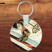 Norwegen - Zuhause für Skireisen Art Schlüsselanhänger (Vorderseite)