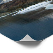 Norwegen, zurückweichender Gletscher und Eisberg Poster (Ecke)