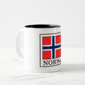 Norwegen Zweifarbige Tasse (Vorderseite Links)