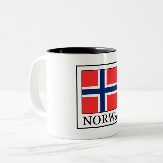 Norwegen Zweifarbige Tasse (Vorderseite Links)