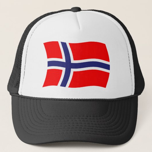 Norwegenflag Truckerkappe (Vorderseite)