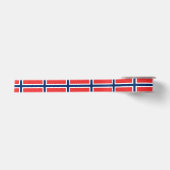Norwegenflagge Satinband (Vorderseite)