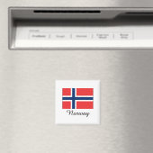 Norwegenflaggendesign Magnet (In Situ (Geschirrspüler))