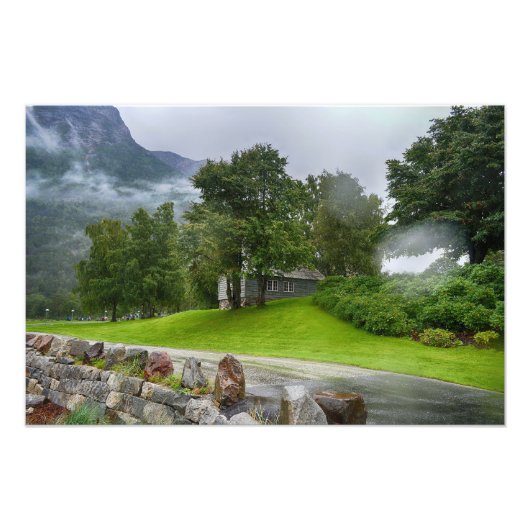 Norwegenlandschaft Fotodruck (Vorne)