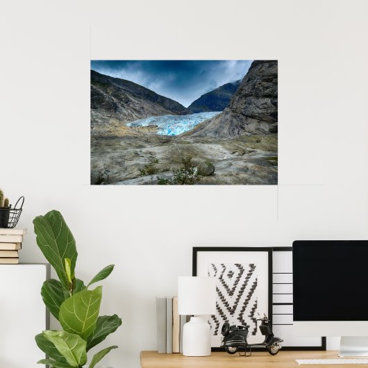 Norwegenlandschaft Poster (Heimbüro)
