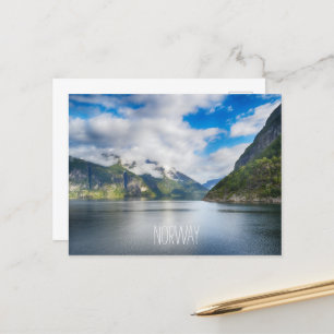 Norwegenlandschaft Postkarte