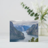 Norwegenlandschaft Postkarte (Stehend Vorderseite)
