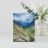 Norwegenlandschaft Postkarte (Stehend Vorderseite)