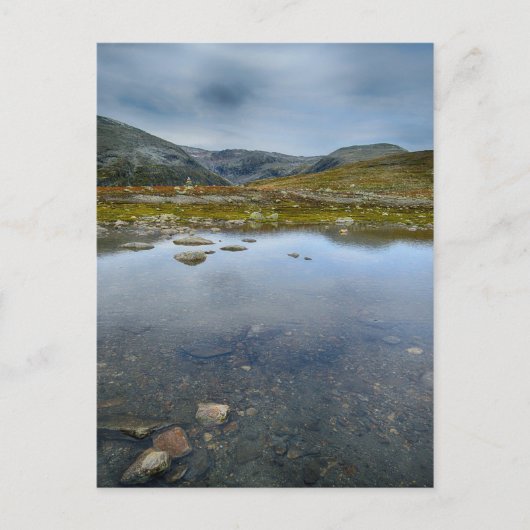 Norwegenlandschaft Postkarte (Vorderseite)