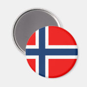 Norwegenmagnet Magnet (Vorderseite/Rückseite)