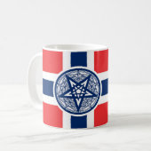 Norwegenpentagram-Tasse Kaffeetasse (Vorderseite Links)