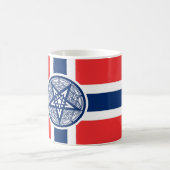 Norwegenpentagram-Tasse Kaffeetasse (Mittel)