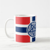Norwegenpentagram-Tasse Kaffeetasse (Links)