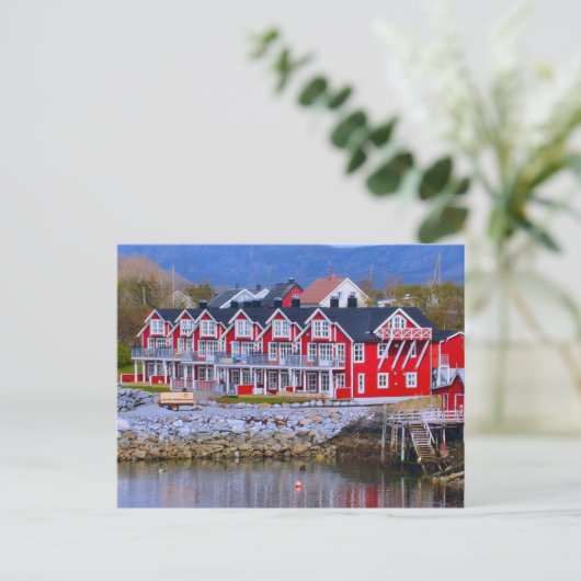 Norwegens, Bergen Postkarte (Stehend Vorderseite)