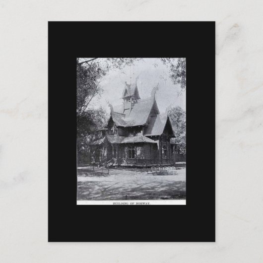 Norwegens Fair-Buidling der Postcard-World Postkarte (Vorderseite)