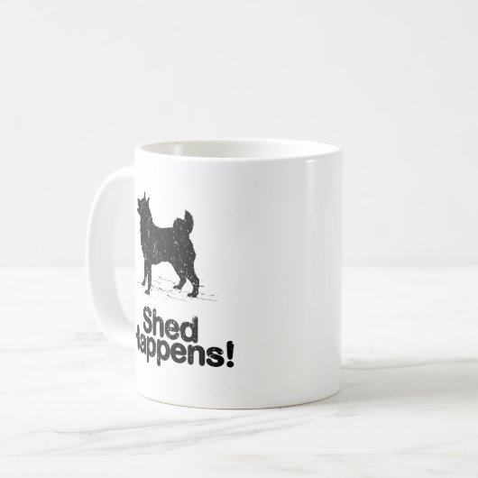 Norweger Elkhound Kaffeetasse (Vorderseite Links)