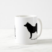 Norweger Elkhound Kaffeetasse (VorderseiteRechts)