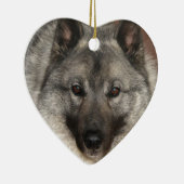 Norweger Elkhound Keramikornament (Rechts)