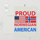 Norweger Postkarte (Vorne/Hinten)