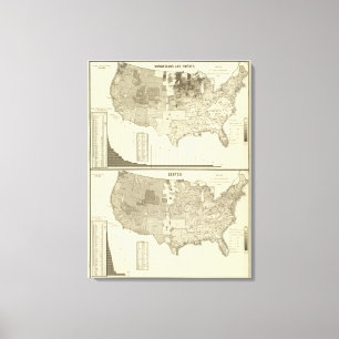 Norweger und Schweden Leinwanddruck