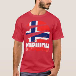 Norwegflaggenpatriotismus T-Shirt