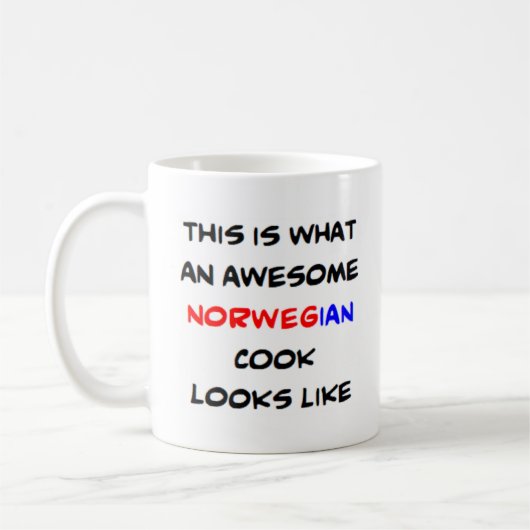 norwegian cook, awesome kaffeetasse (Links)