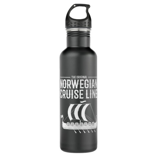 Norwegian Cruise Line Vikings Nordic Edelstahlflasche (Vorderseite)