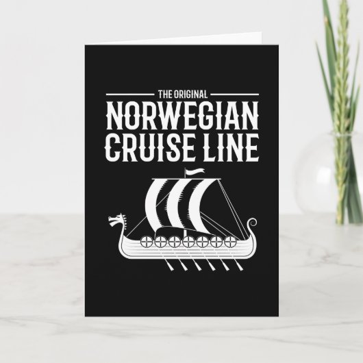 Norwegian Cruise Line Vikings Nordic Karte (Vorderseite)
