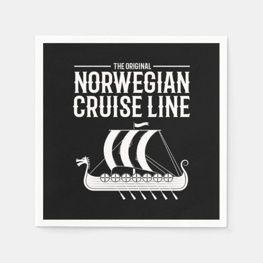 Norwegian Cruise Line Vikings Nordic Serviette (Vorderseite)