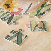 Norwegian Elkhound Watercolor Puzzle (Seite)