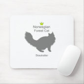 Norwegian Forest Cat g5 Mousepad (Mit Mouse)