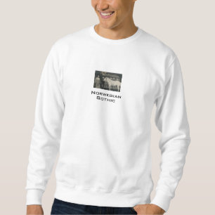 Norwegian Gothic Real Photo Weißer Sweatshirt