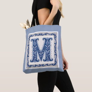 Norwegian Heritage M Monogramm - Blau Tasche