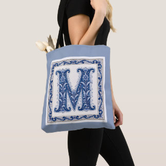 Norwegian Heritage M Monogramm - Blau Tasche