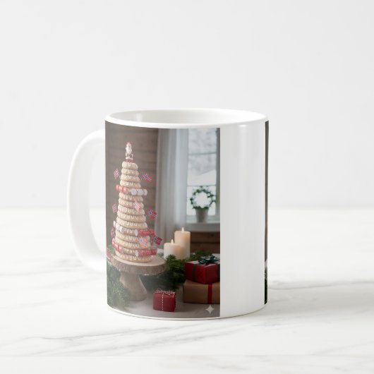 Norwegian Kransekake, Mug Kaffeetasse (Vorderseite Links)