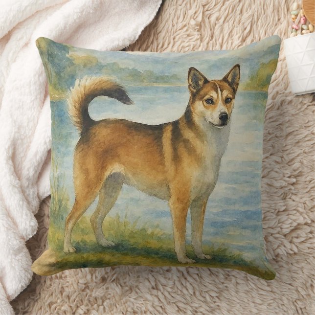 Norwegian Lundehund Kissen (Decke)